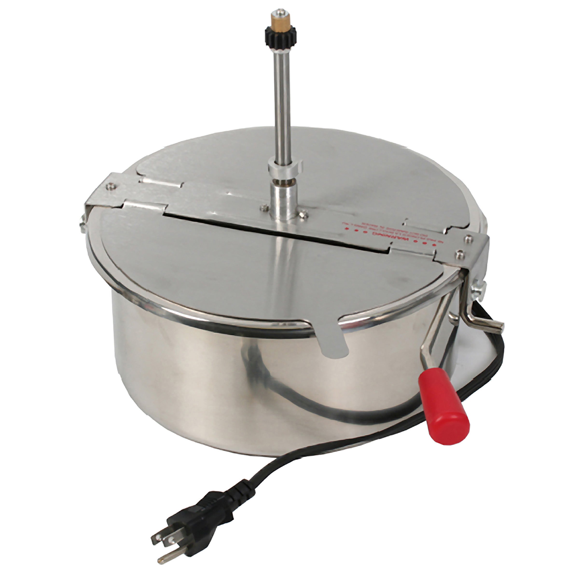 16-Ounce Popcorn Machine Kettle - 1350W Replacement Popper with Lid,  Stirrer, Gear Shaft, and 3-Prong Plug by Great Northern Popcorn