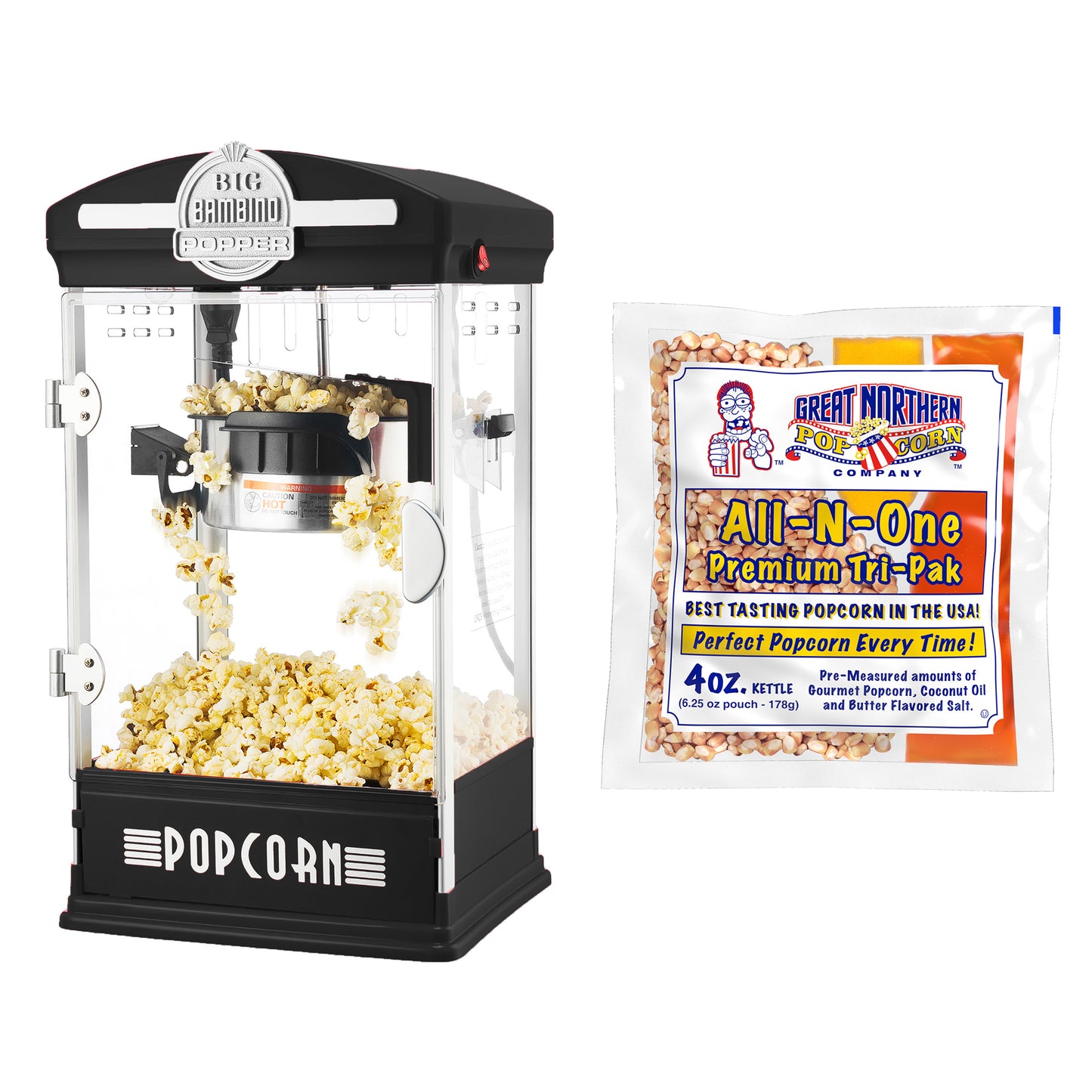 Great Northern Popcorn 4 Oz Popcorn Maker Set