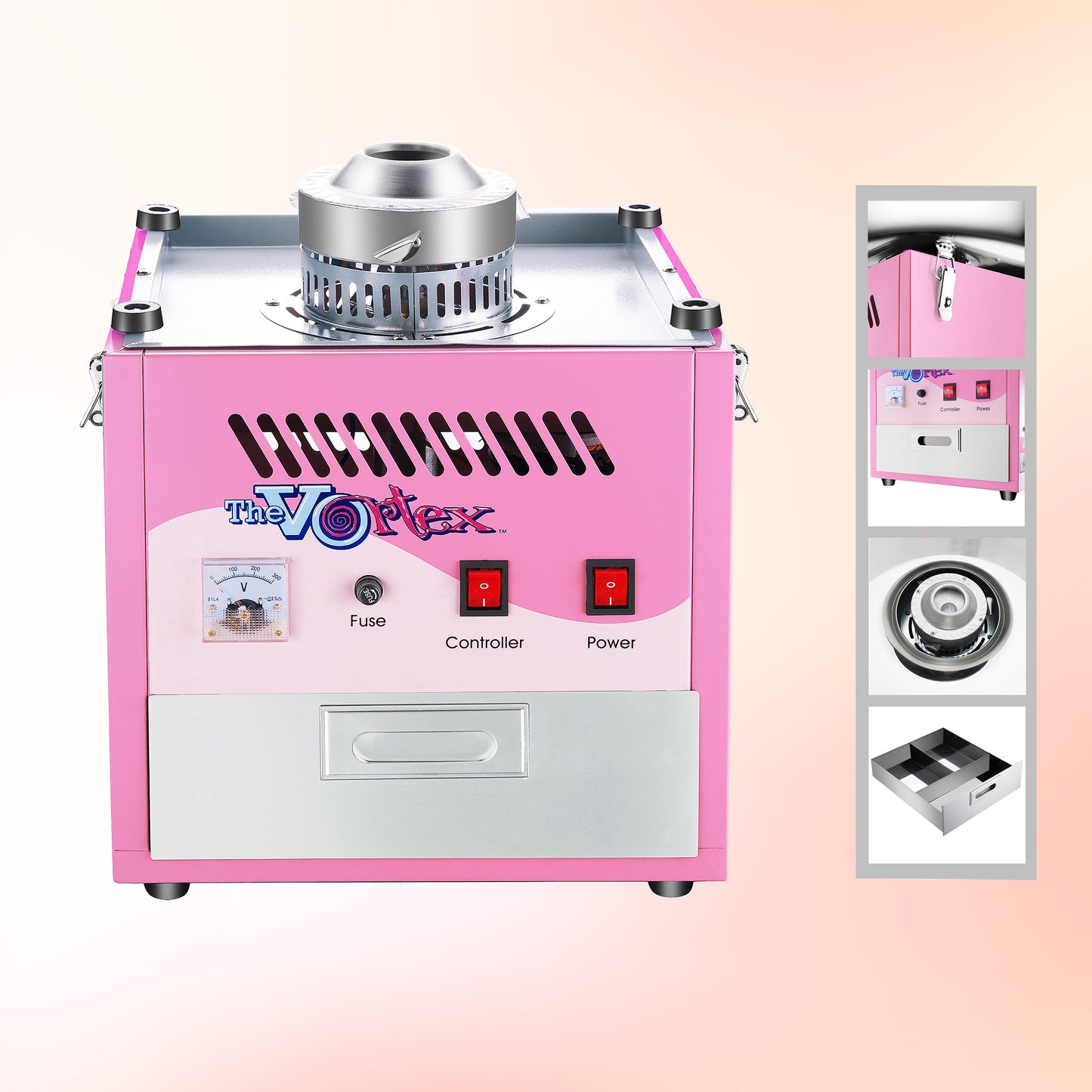 Great Northern Popcorn Cotton Candy Maker, Pink