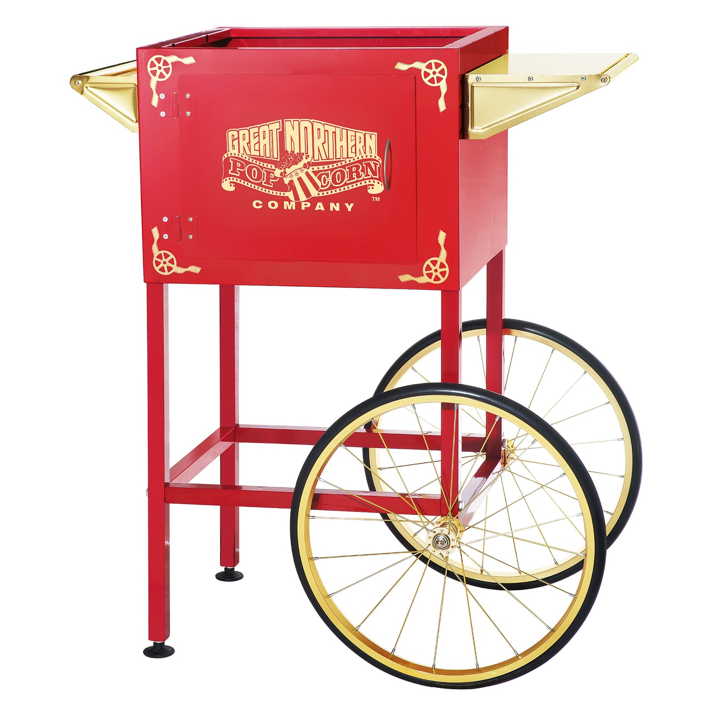 Great Northern Popcorn 8oz Rolling Cart, Red