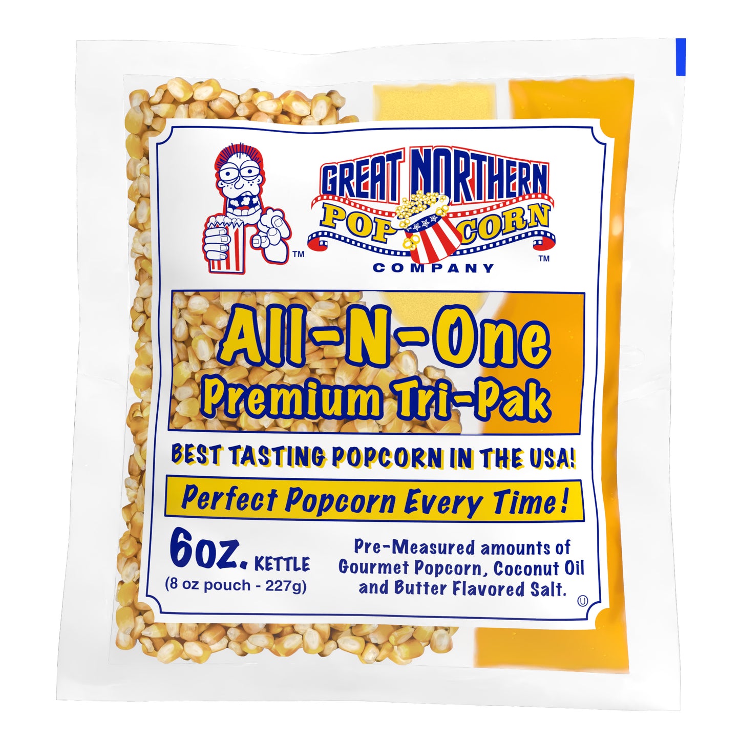 Great Northern Popcorn 6oz Packs, 24 Case