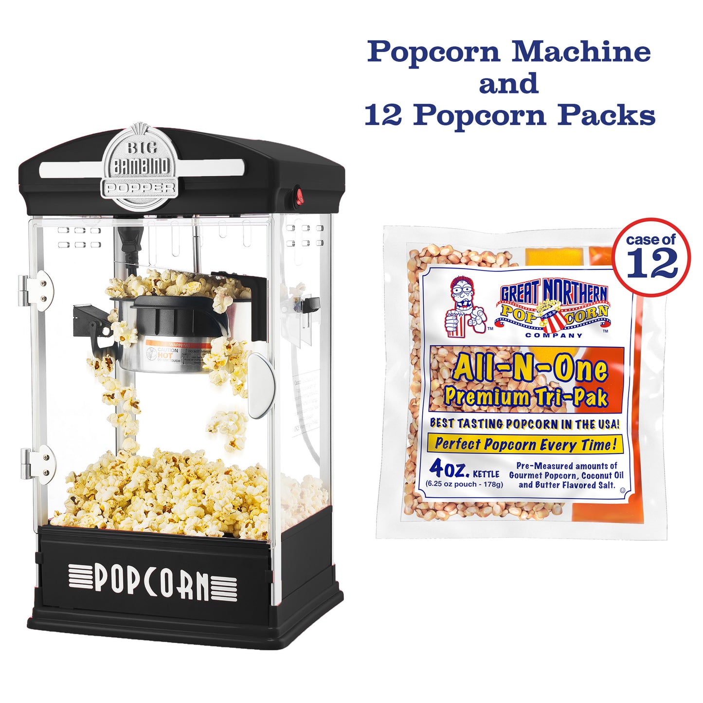 Great Northern Popcorn 4 Oz Popcorn Maker Set