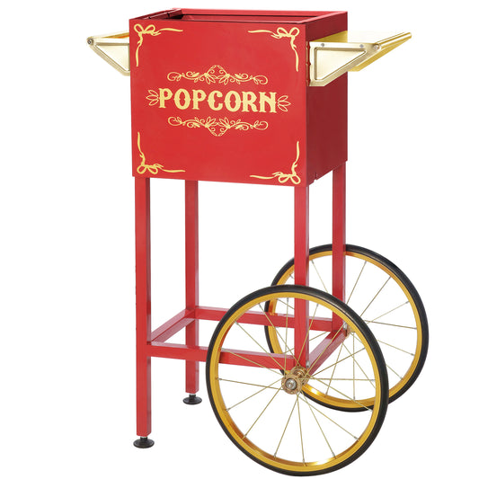 Great Northern Popcorn 4-8oz Rolling Cart, Red