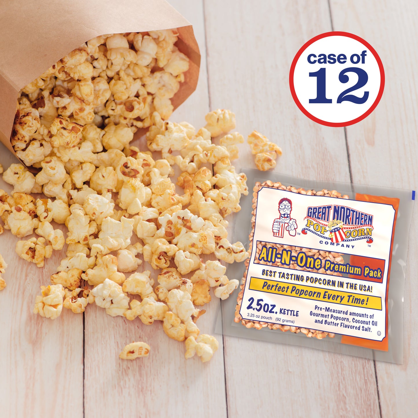 Great Northern Popcorn 12-Count Popcorn Packs