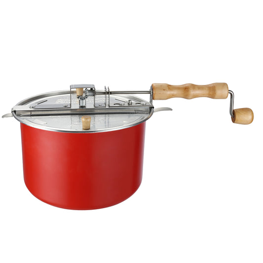 Great Northern Popcorn 6.5QT Stove Popper, Red