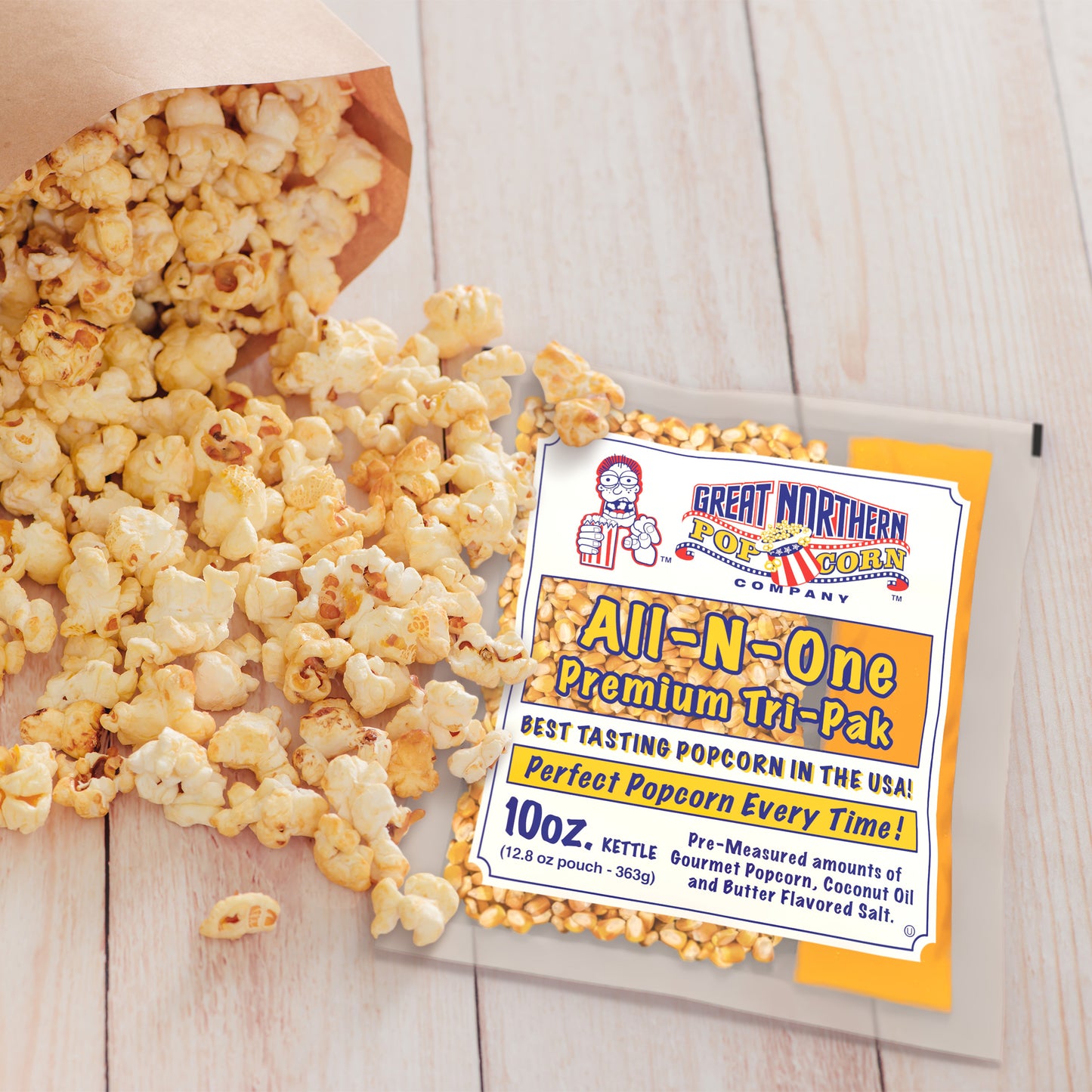 Great Northern Popcorn 10oz Packs, 24 Case