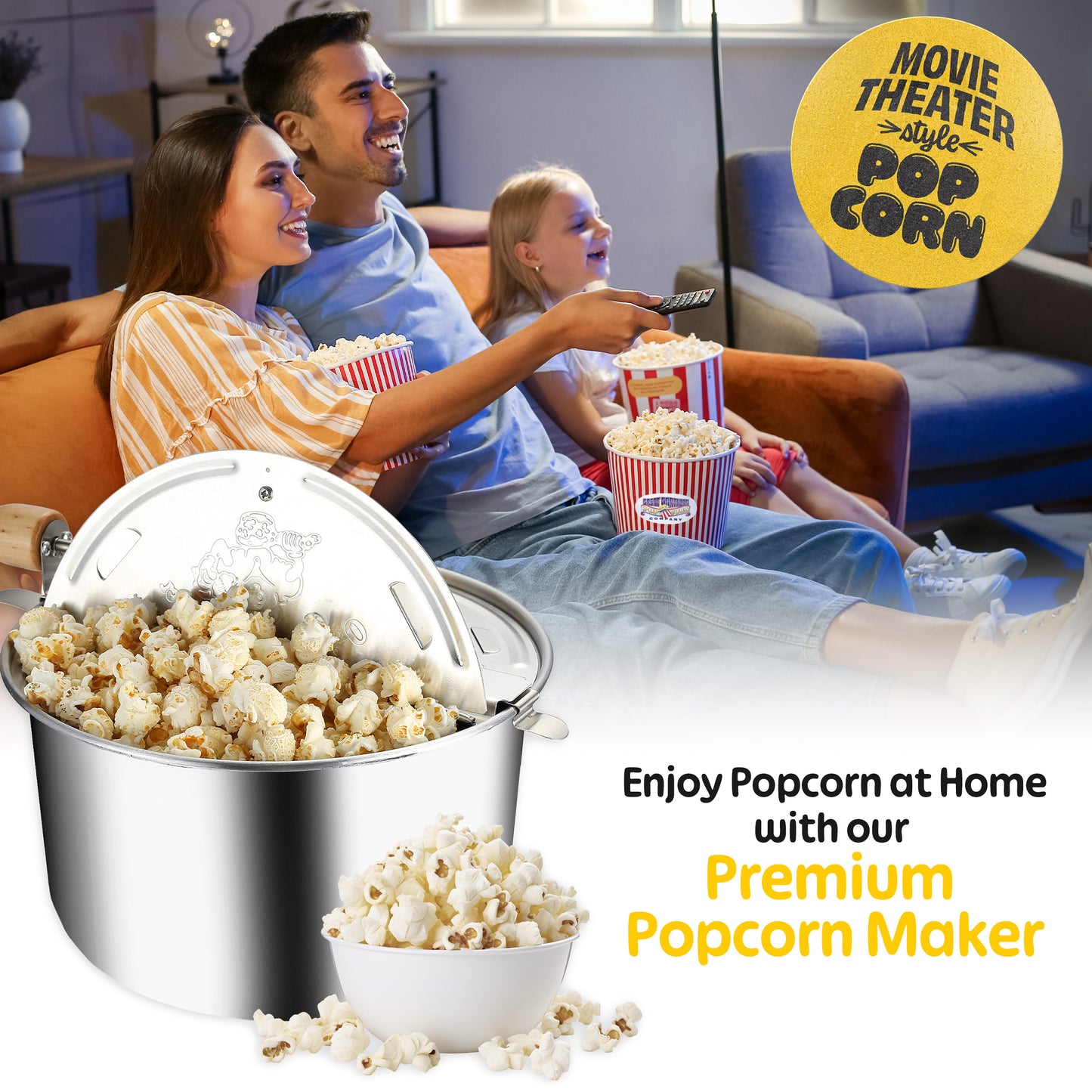 Great Northern Popcorn Stovetop Popcorn Maker