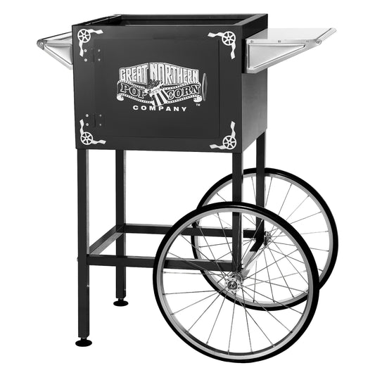 Great Northern Popcorn 8oz Rolling Cart, Black