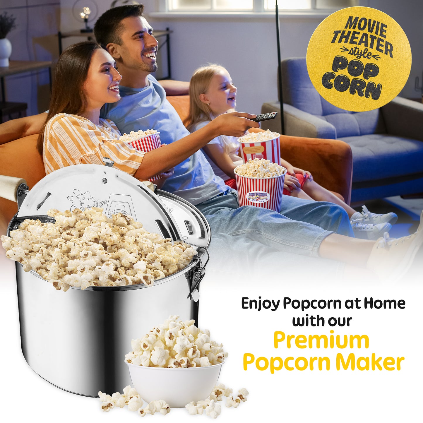 Great Northern Popcorn Stovetop Popcorn Maker