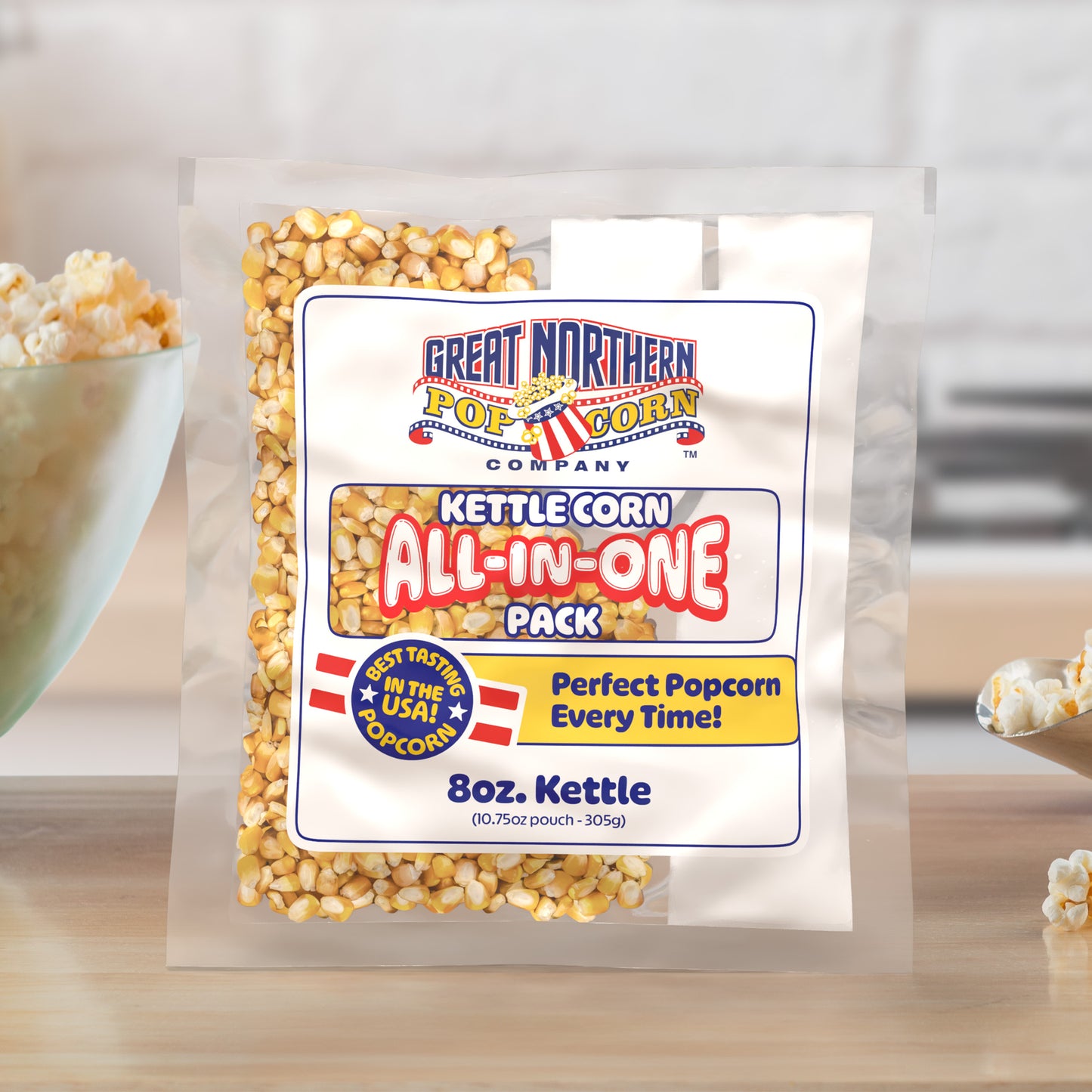 Great Northern 8oz Kettle Corn Popcorn Packs 5-PK