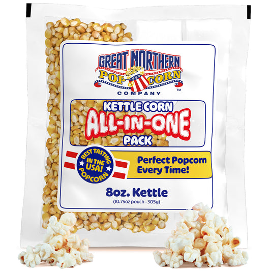 Great Northern 8oz Kettle Corn Popcorn Packs 5-PK