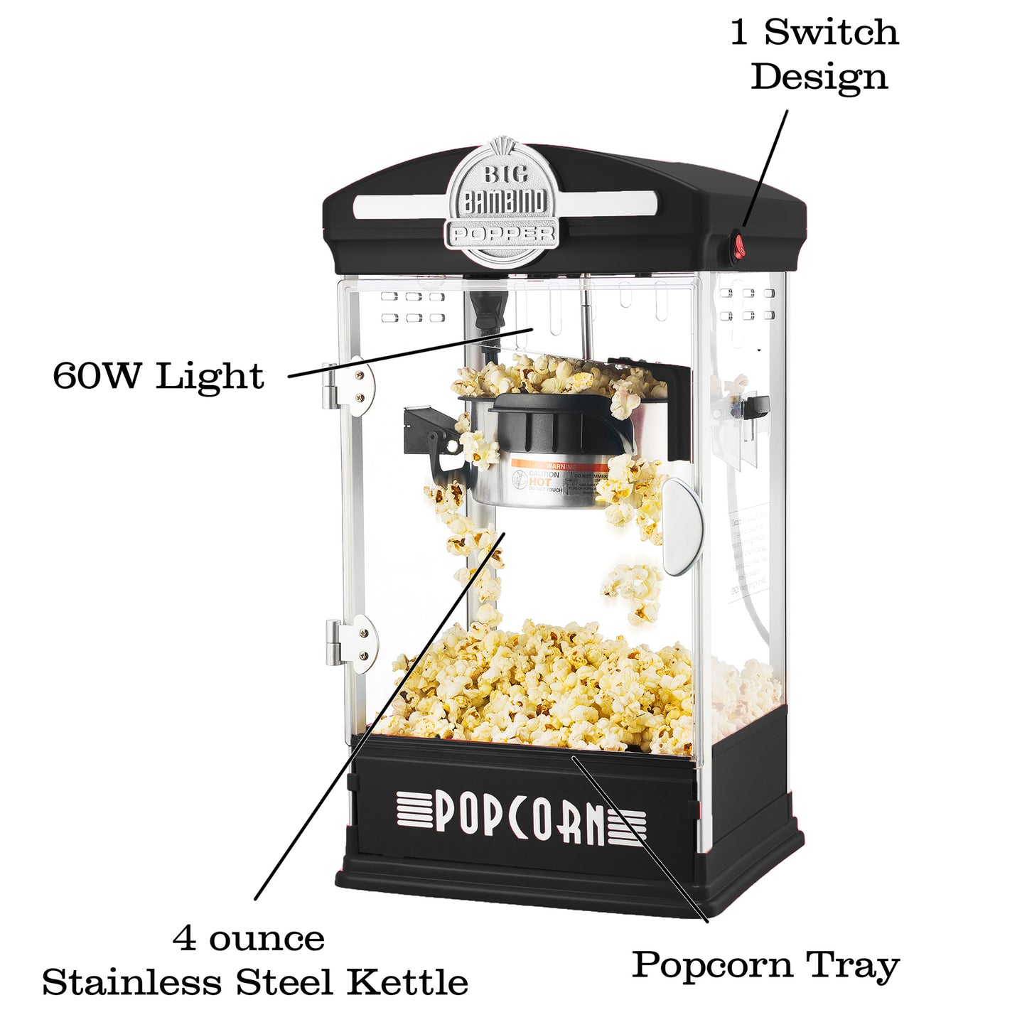 Great Northern Popcorn 4 Oz Popcorn Maker Set