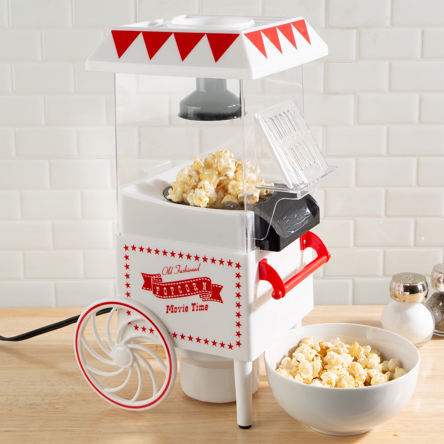 Great Northern Popcorn 6-Cup Hot Air Popper, White