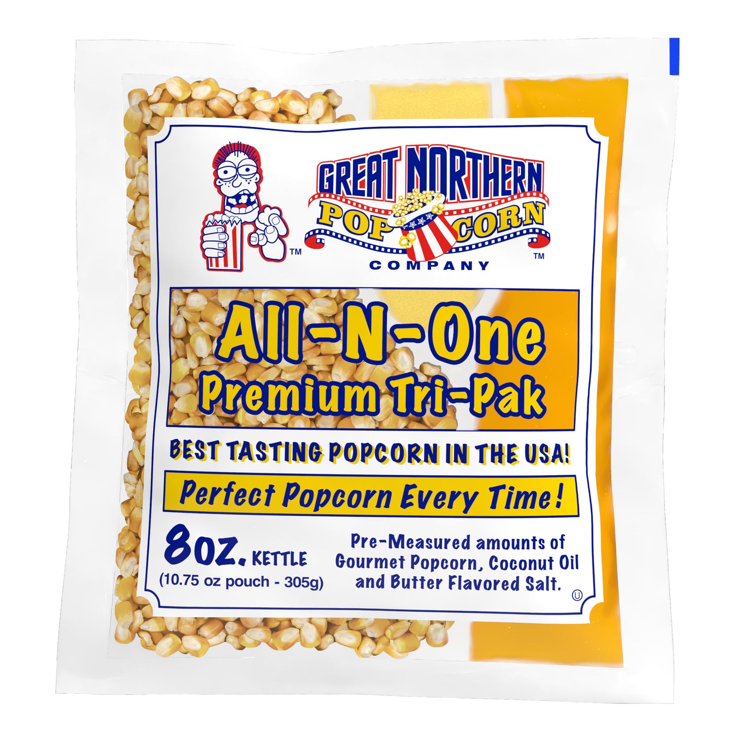 Great Northern Popcorn 8oz Packs, 24 Case