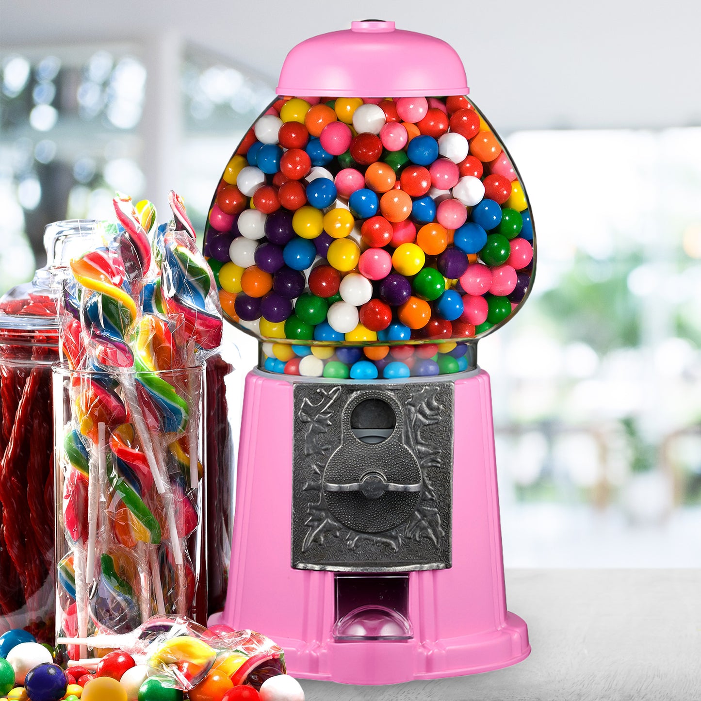 Great Northern Popcorn Mini Gumball Machine, Pink