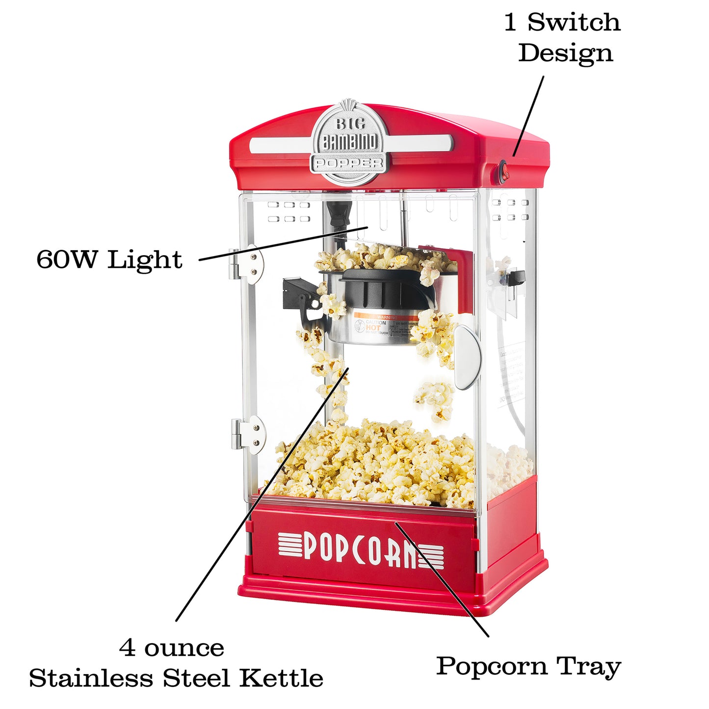 Great Northern Popcorn 4 Oz Popcorn Maker Set