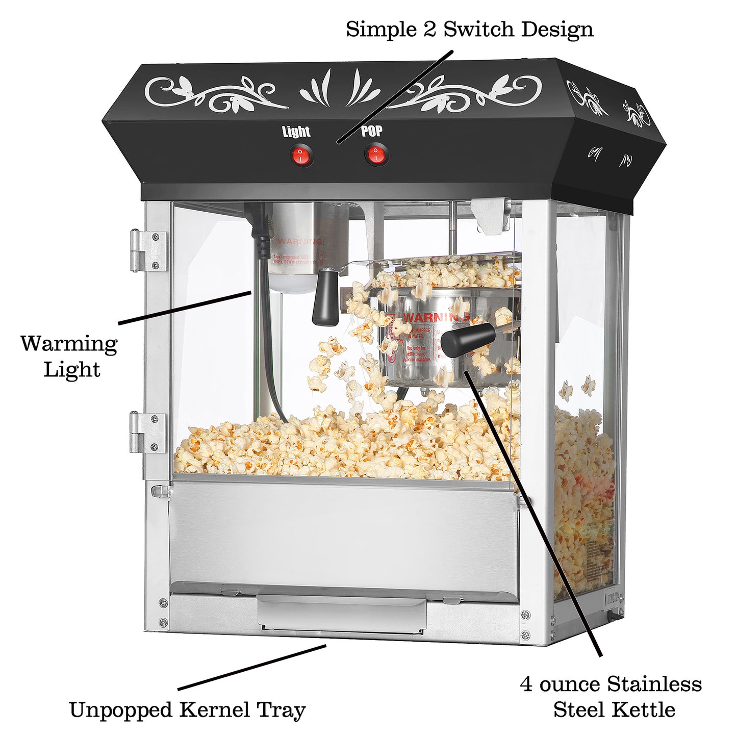 Great Northern Popcorn Pop Corn Machine with Packs