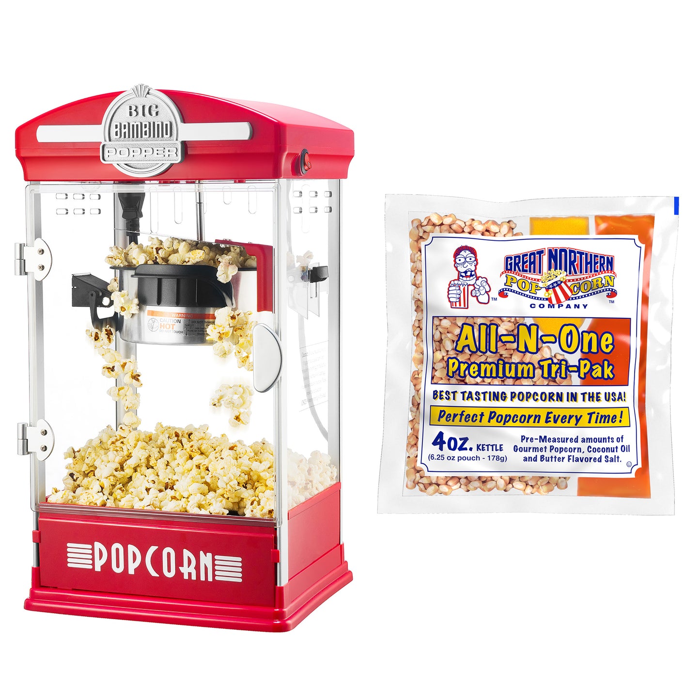 Great Northern Popcorn 4 Oz Popcorn Maker Set