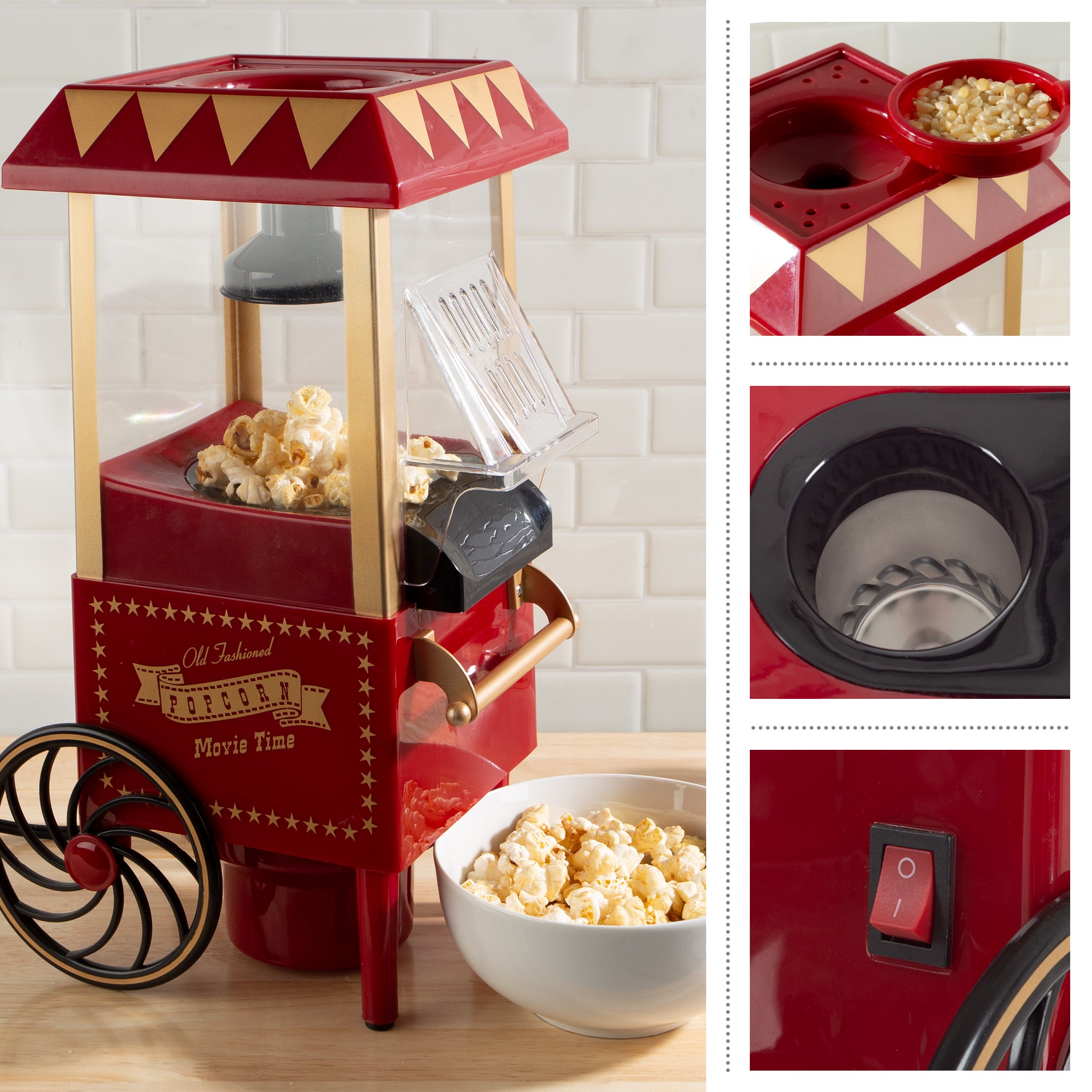 Old time popcorn sale machine