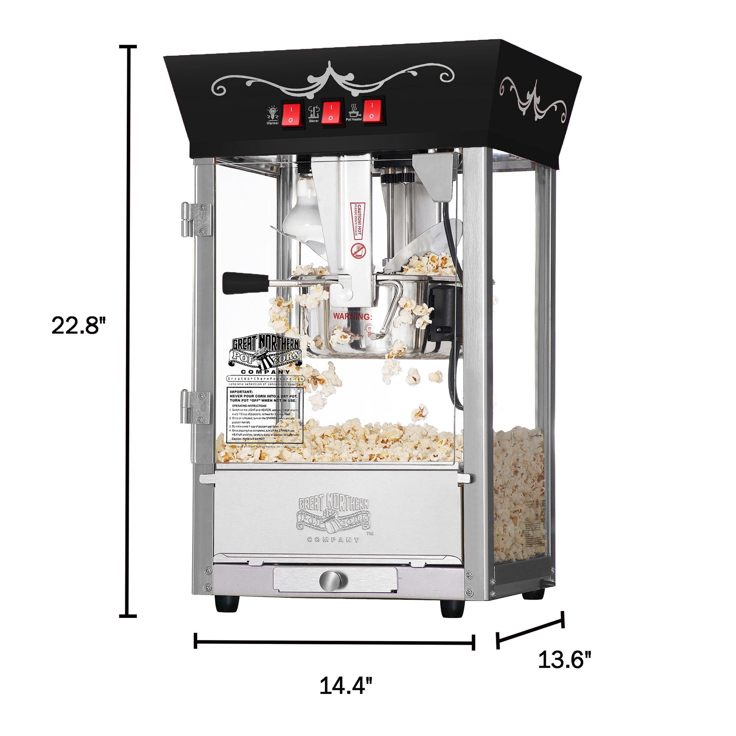 Popcorn accessories store for popcorn maker