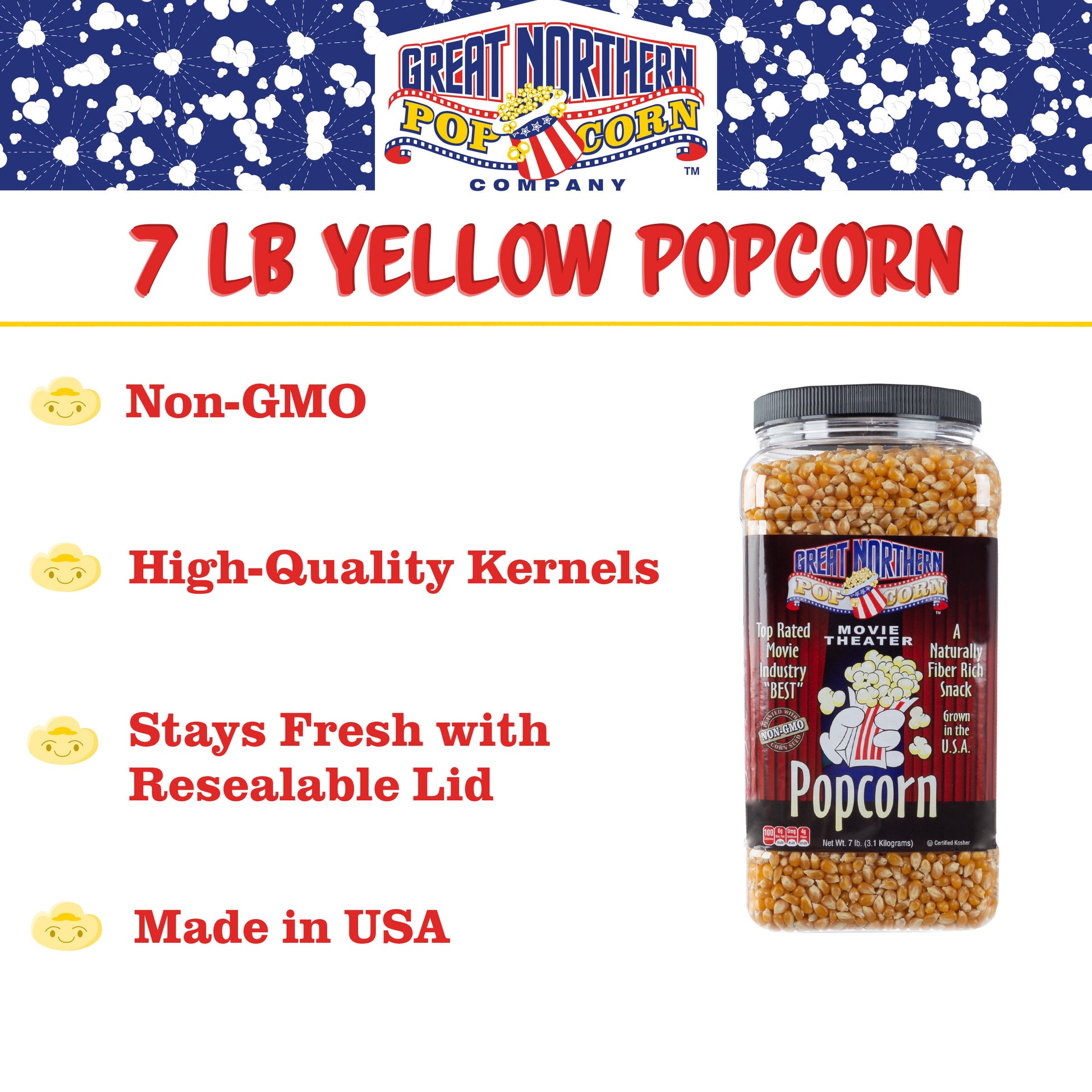 Great Northern Popcorn Original Spinner Stovetop 6.5 Quart Popcorn Popper -  Theater Popcorn at Home! 