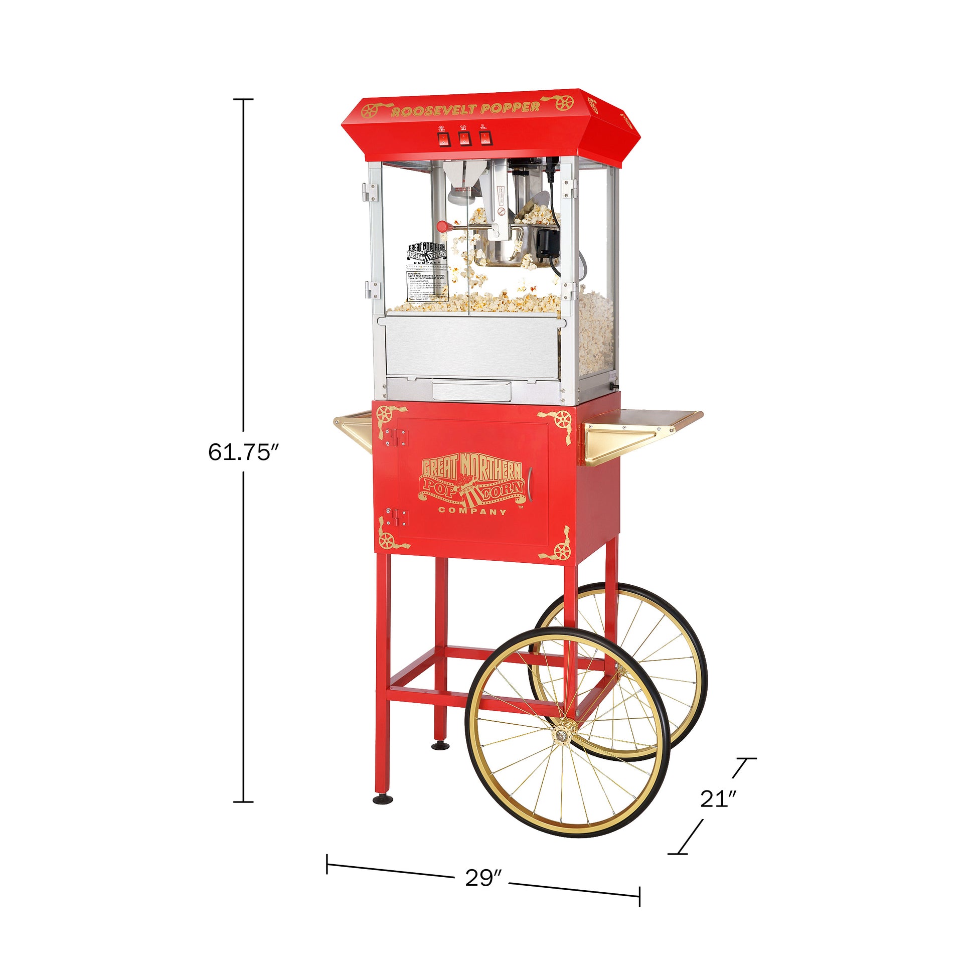 Red Fun Pop 8-oz. Popcorn Machine