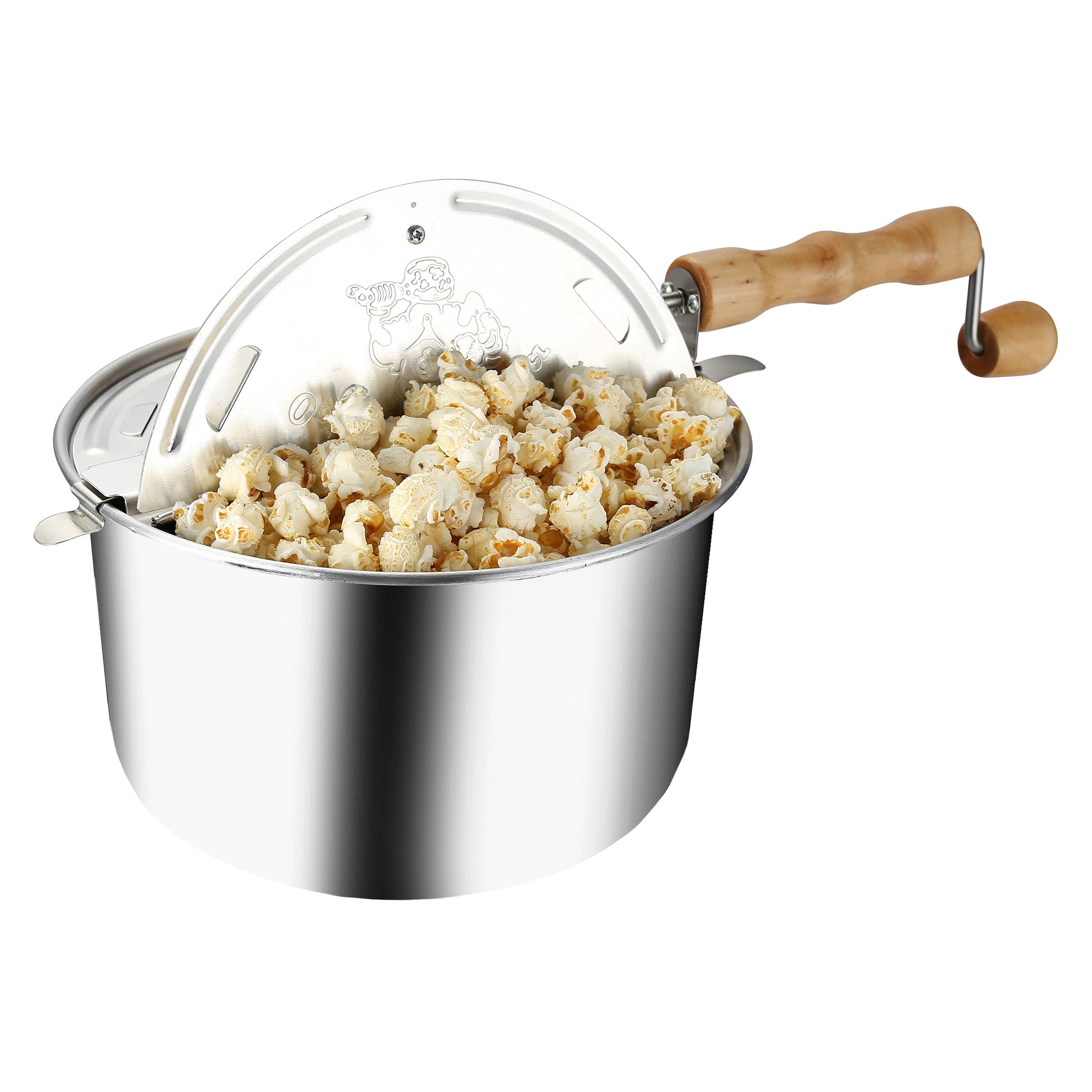 Great Northern Popcorn Original Stainless Stovetop 6-1/2 Quart Popcorn  Popper 
