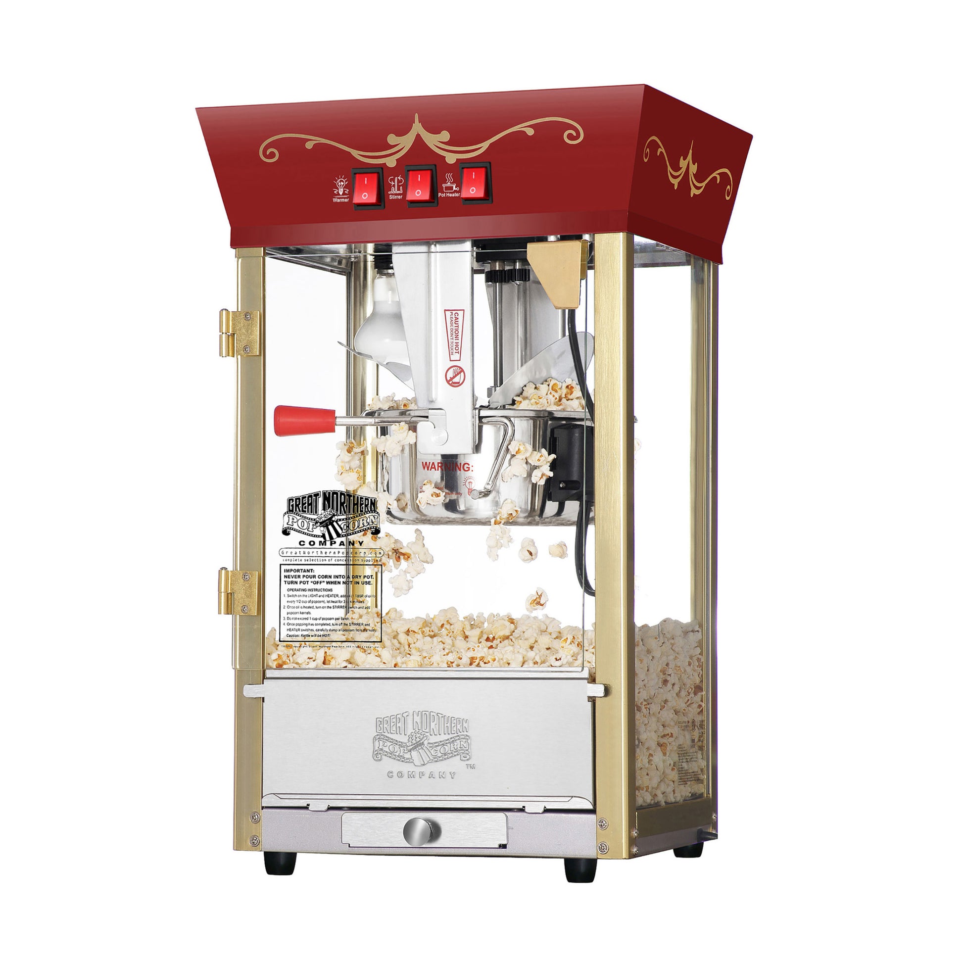 5 Core POP-850 Popcorn Popper Air Popper Machine Popcorn Maker Hot Air Pop  Corn Machine POP 850