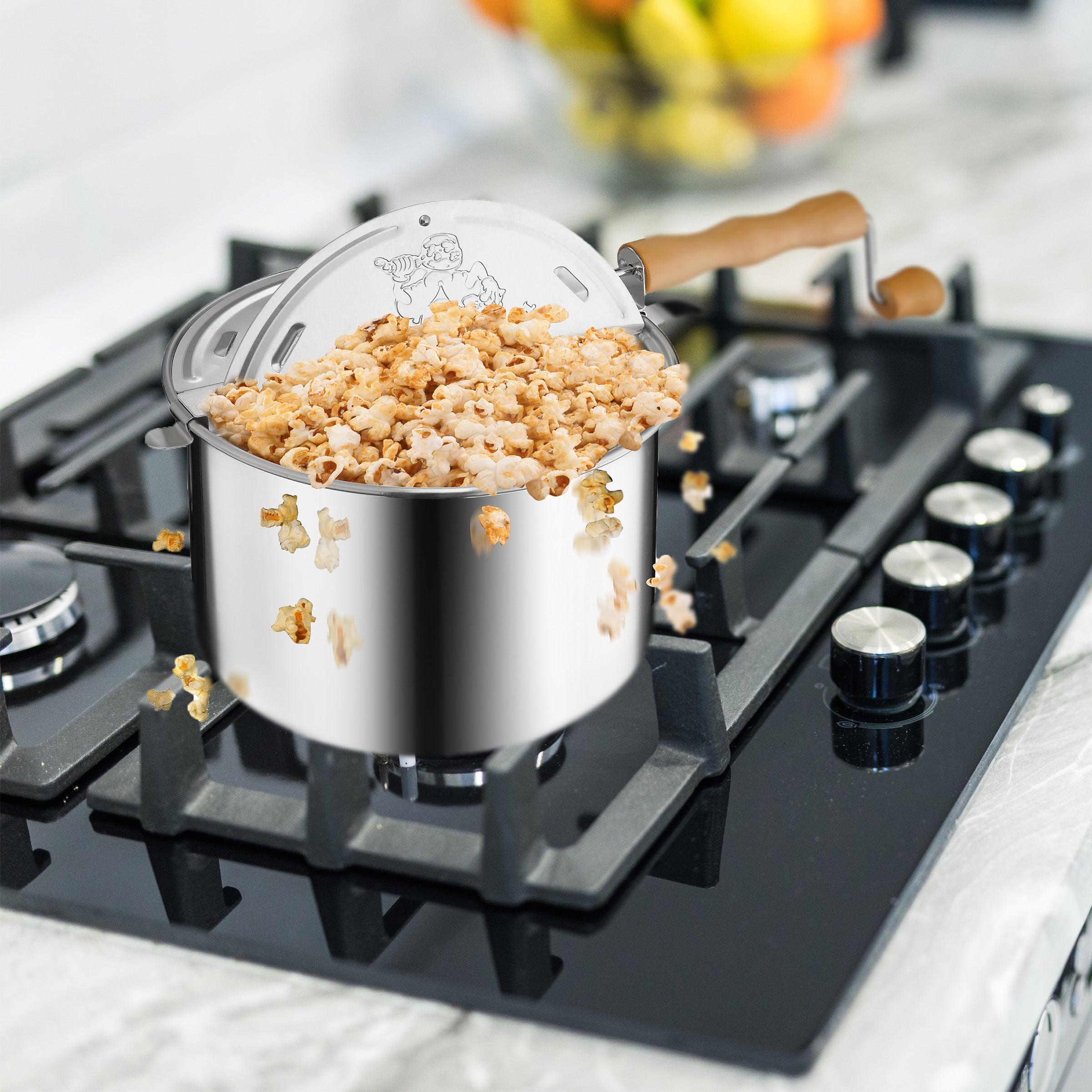 Stove top popcorn clearance maker