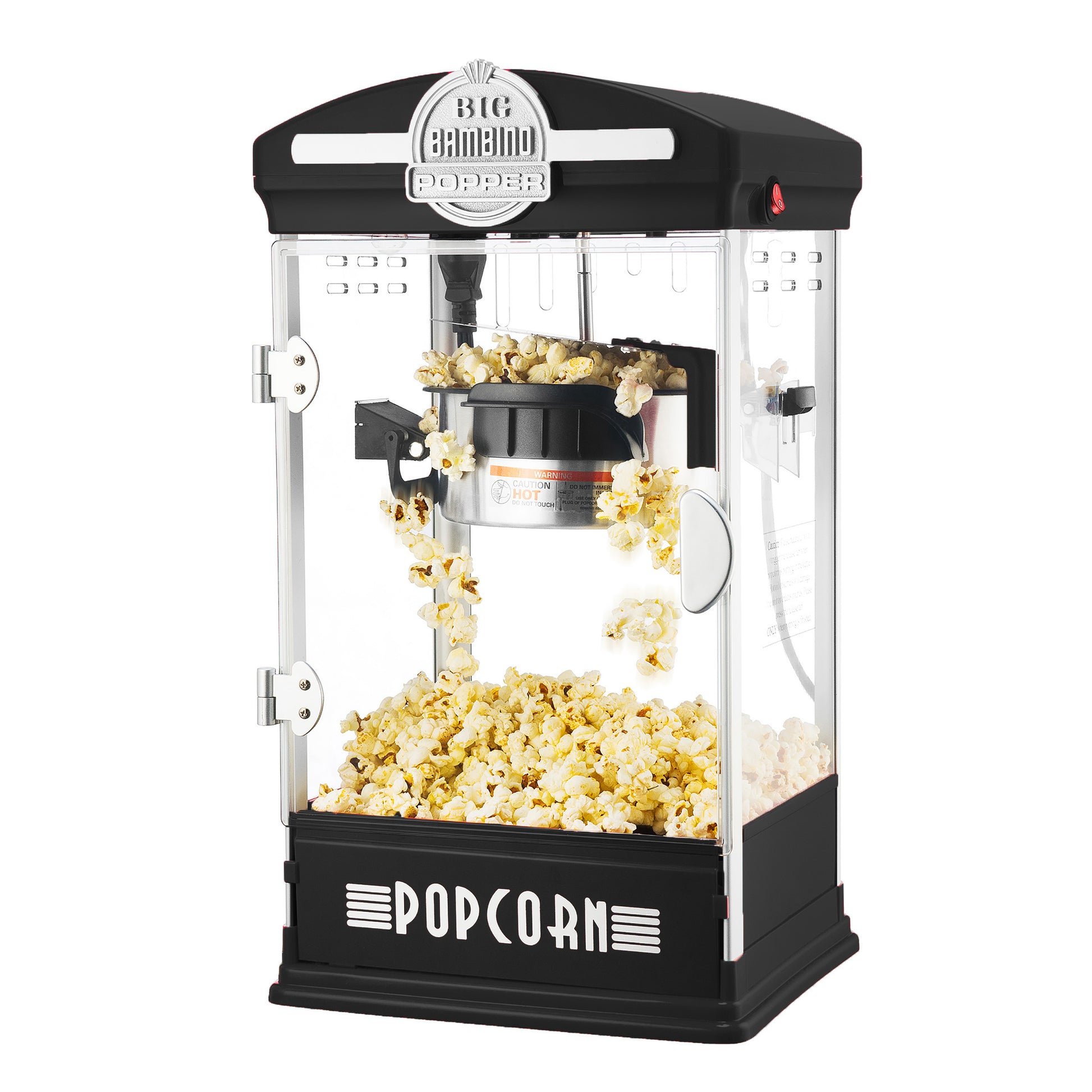 FUN POP BLACK AND GOLD POPCORN MACHINE